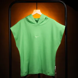 بسته ۴ عددی تیدا ؛ وست کلاه دار NIKE دورو پنبه حنایی روشن