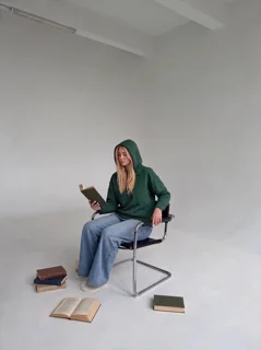 بسته ۴ عددی هودی دونخ " افران " رنگ یشمی کد ۰۰۳۵۲